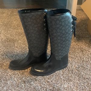 Coach tristee rain boots
